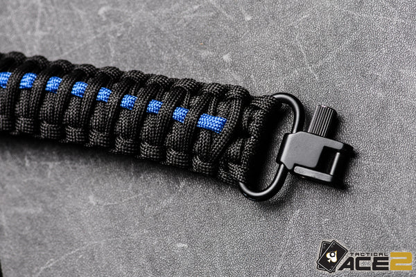 Gun Sling - Thin Blue Line Paracord-Ace Two Tactical