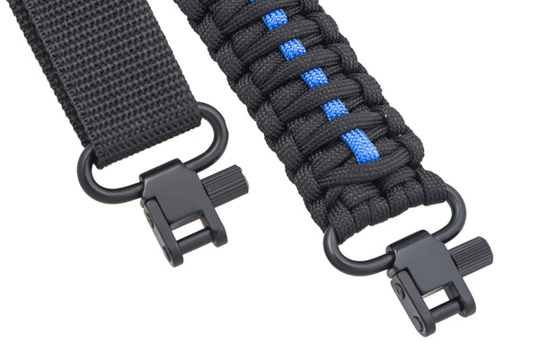 Gun Sling - Thin Blue Line Paracord-Ace Two Tactical
