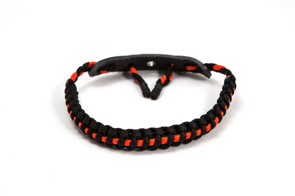Bow Wrist Sling (Red/Orange & Black) Paracord-Ace Two Tactical