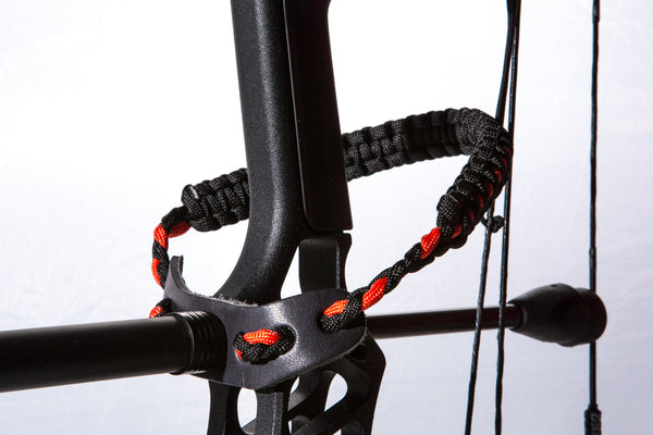Bow Wrist Sling (Red/Orange & Black) Paracord-Ace Two Tactical