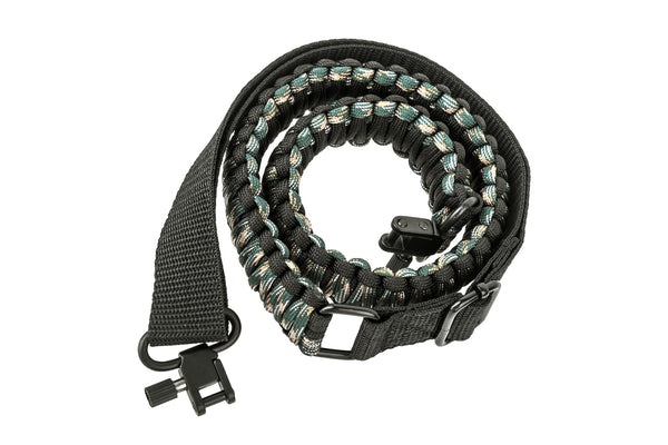 Gun Sling - Green Camo Paracord-Ace Two Tactical