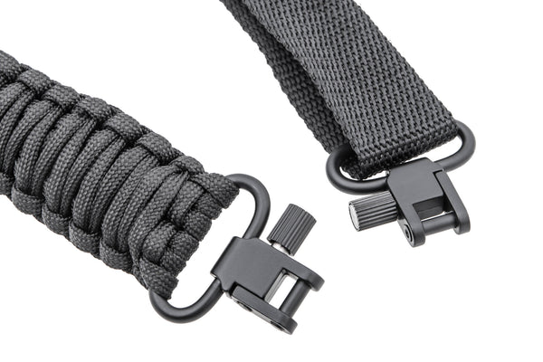 Gun Sling - All Black Paracord-Ace Two Tactical