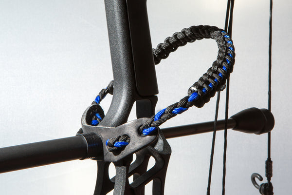 Bow Wrist Sling (Thin Blue Line) Paracord-Ace Two Tactical